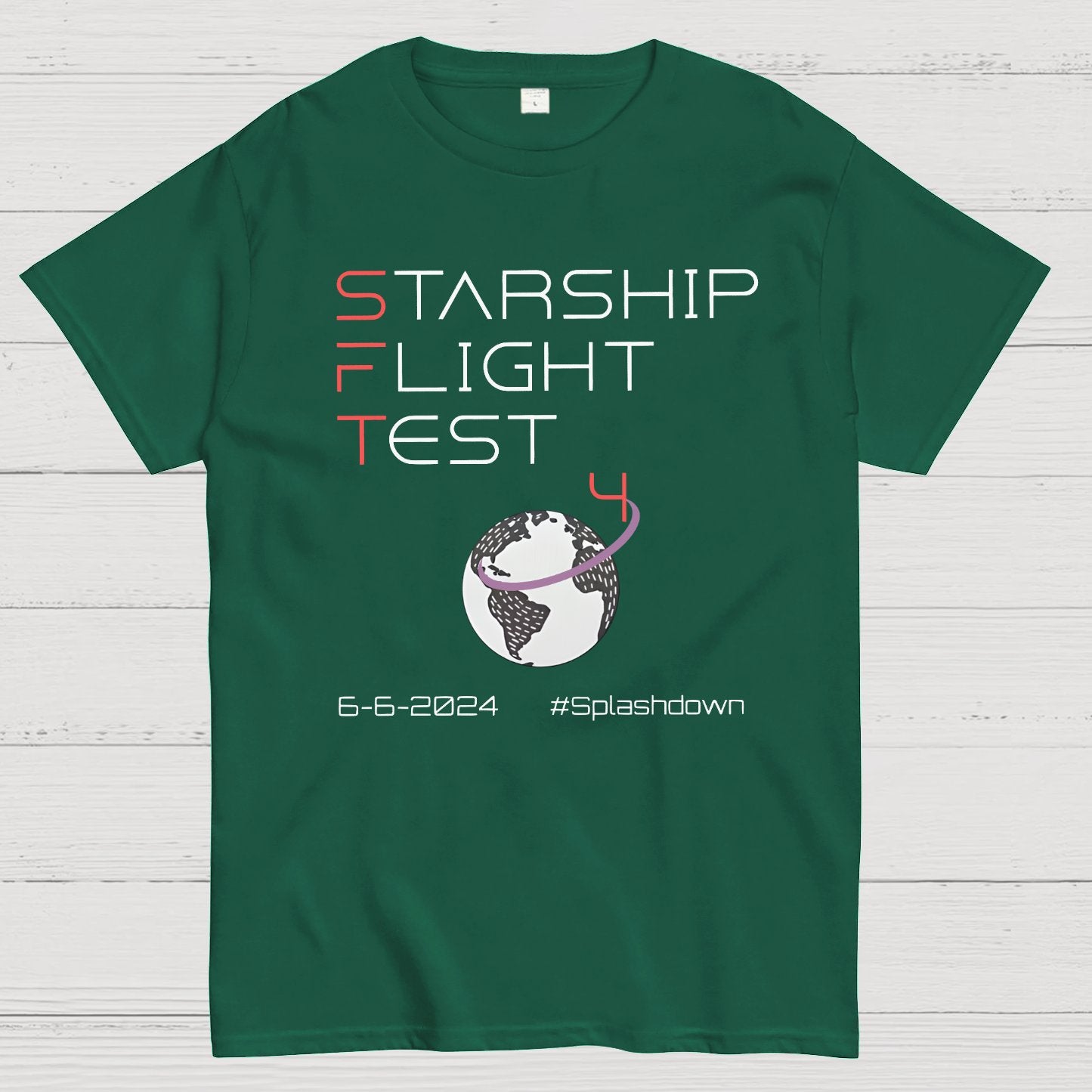 Starship Flight Test Milestone SFT4 Geek T-Shirt