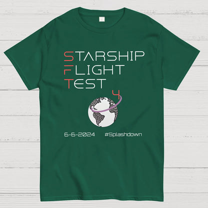 Starship Flight Test Milestone SFT4 Geek T-Shirt