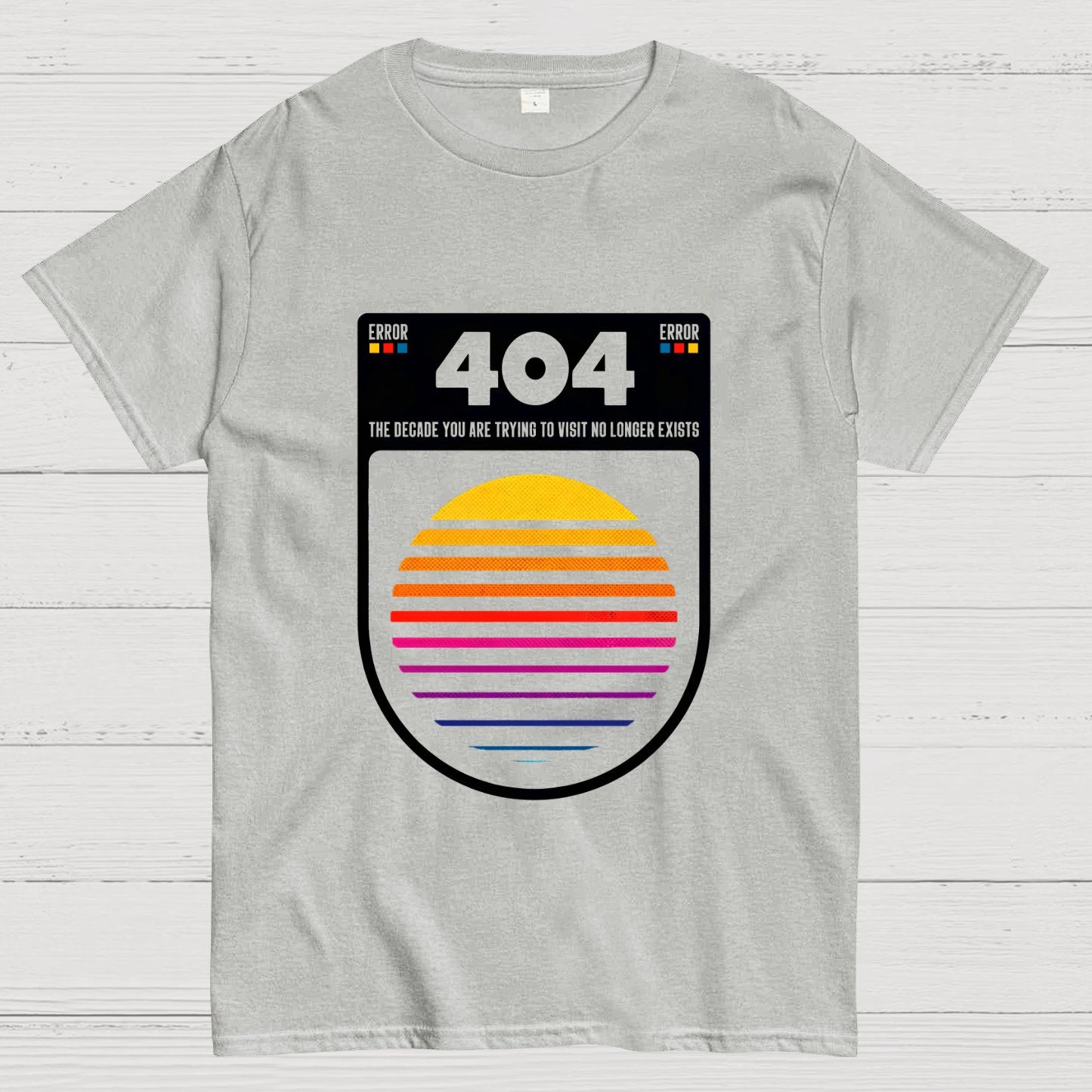 404 Decade Not Found Geeky T-Shirt