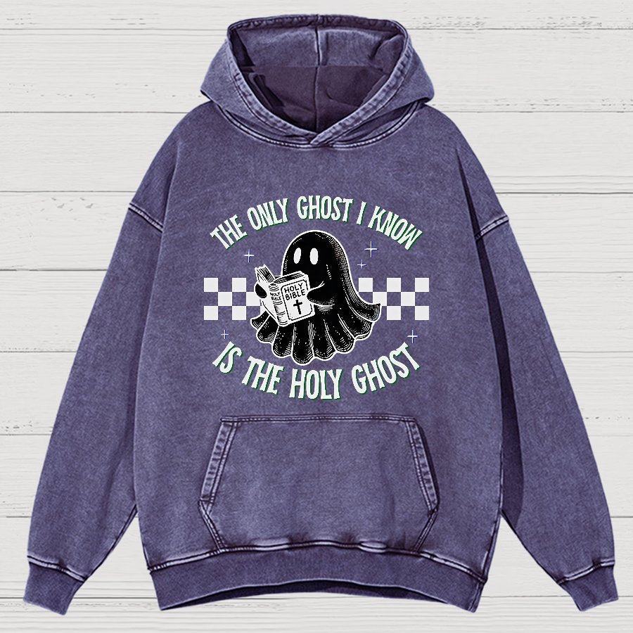 The Holy Ghost Vintage Distressed Hoodie