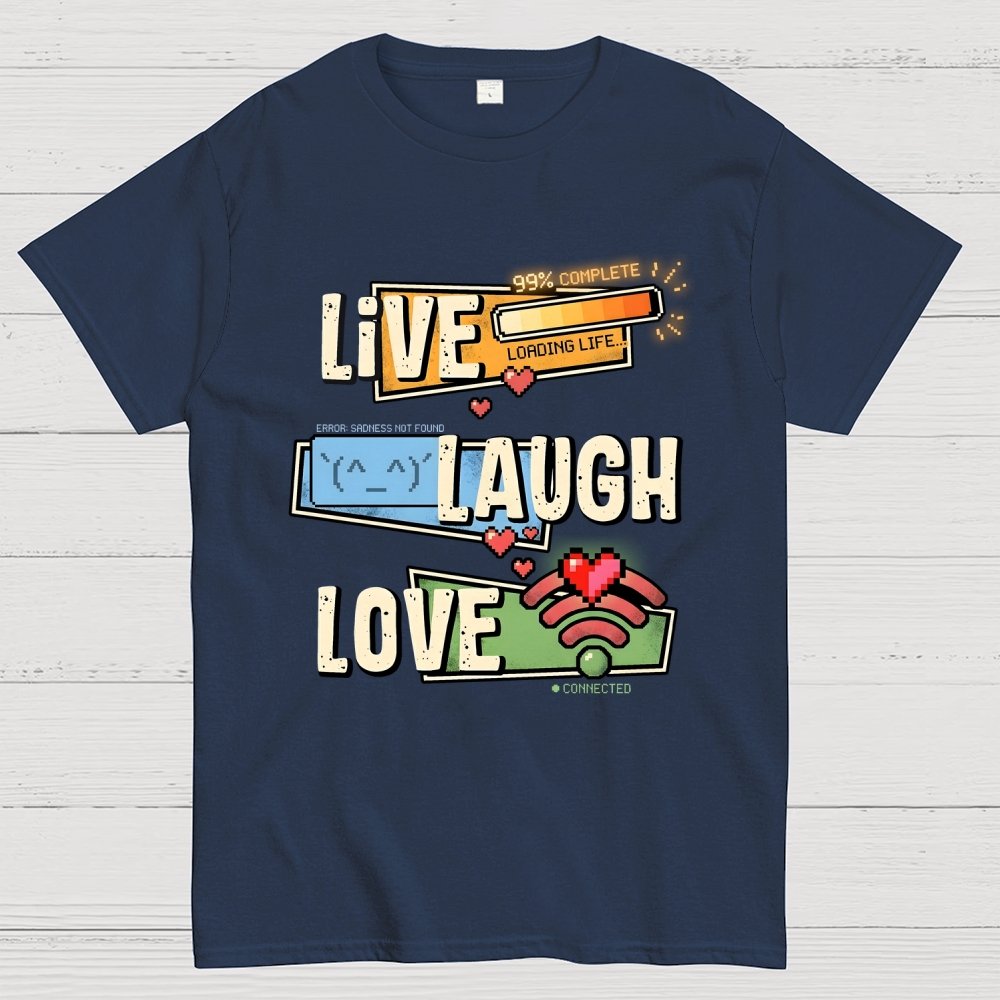 Live, Laugh, Love Geek T-Shirt