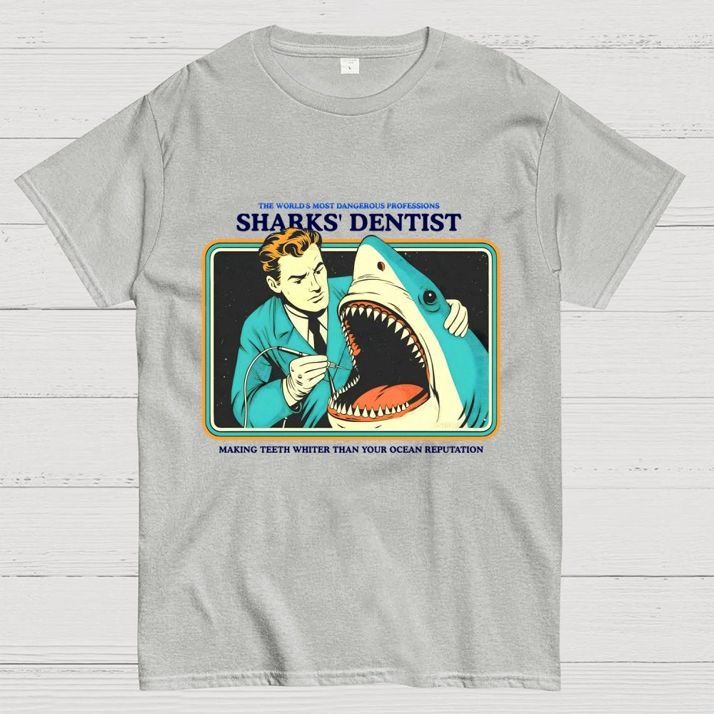 Sharks Dentist Geek T-Shirt