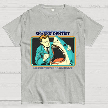 Sharks Dentist Geek T-Shirt