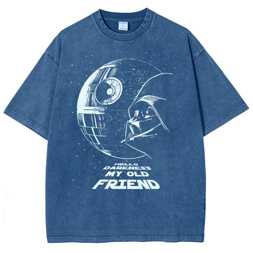 Hello Darkness My Old Friend Vintage Distressed T-shirt