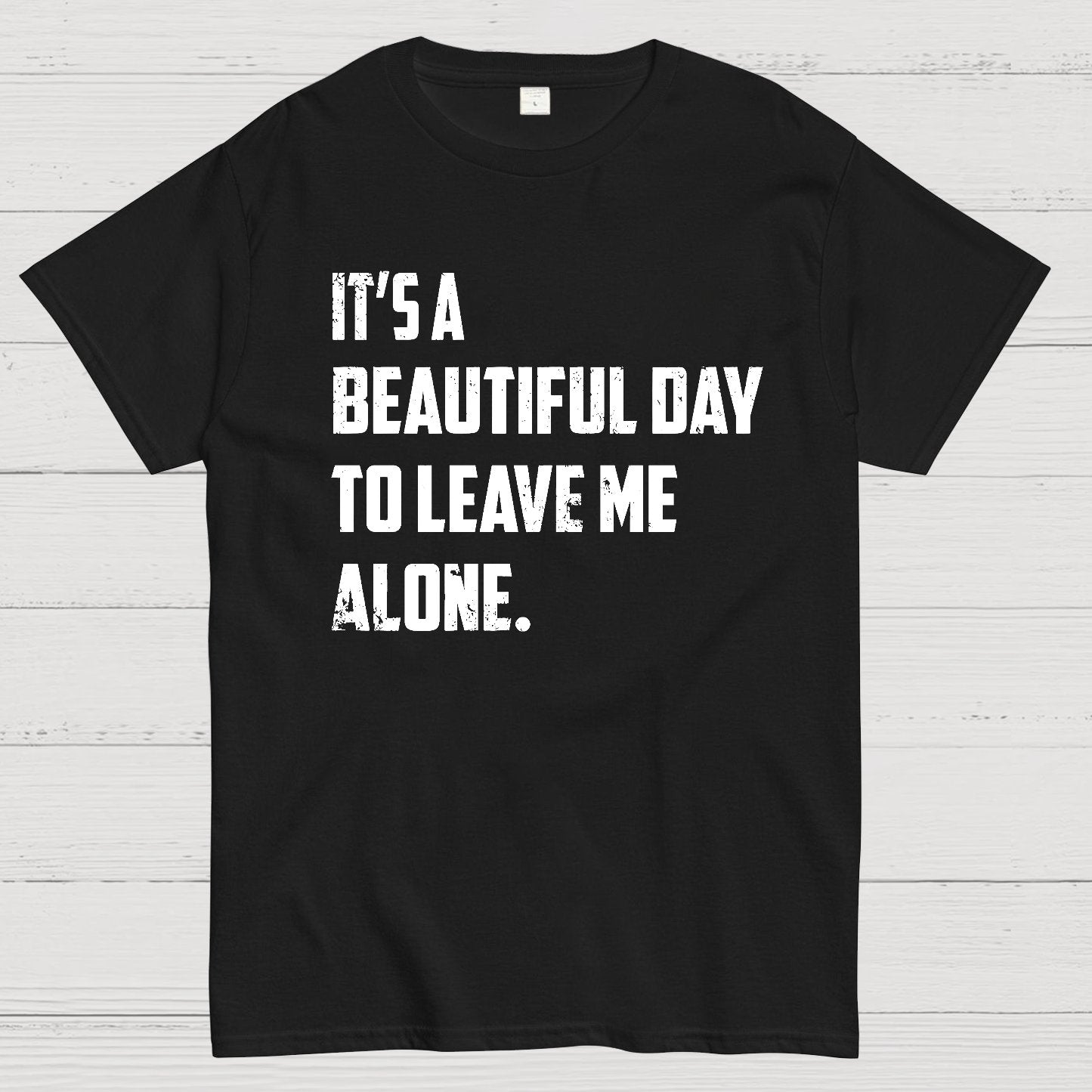 It's A Beautiful Day To Leave Me Alone Geek T-Shirt
