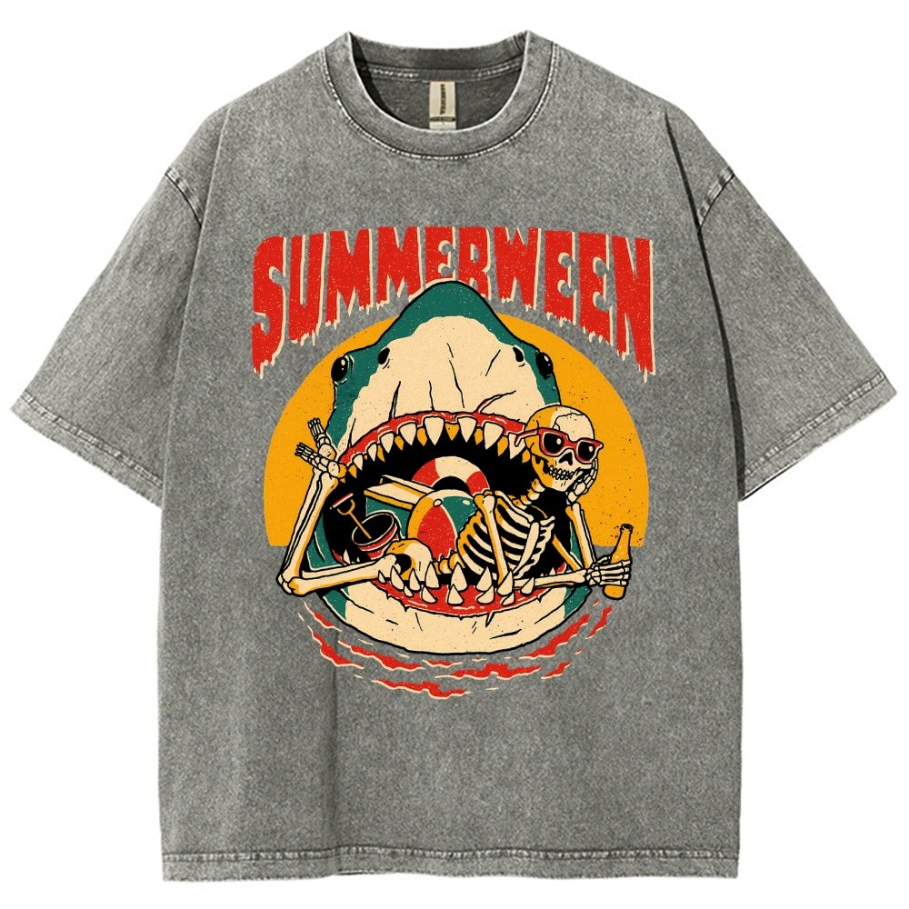 Summerween Vintage Distressed T-shirt