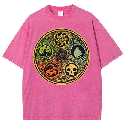 Black Lotus Vintage Distressed T-shirt