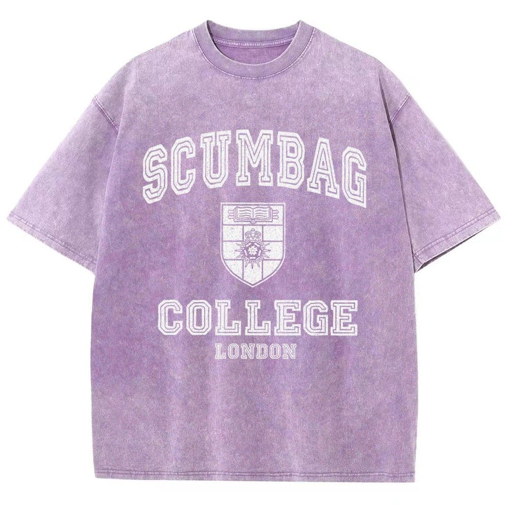 Scumbag College Vintage Distressed T-shirt