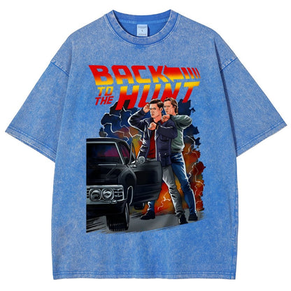 Back To The Hunt Vintage Distressed T-shirt