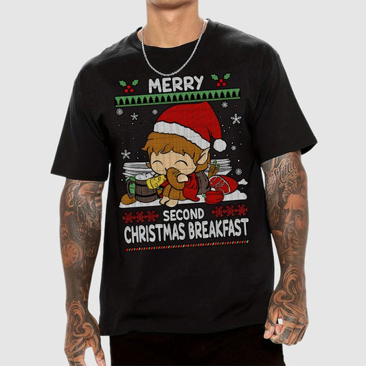 Extra Breakfast Christmas Geek T-Shirt
