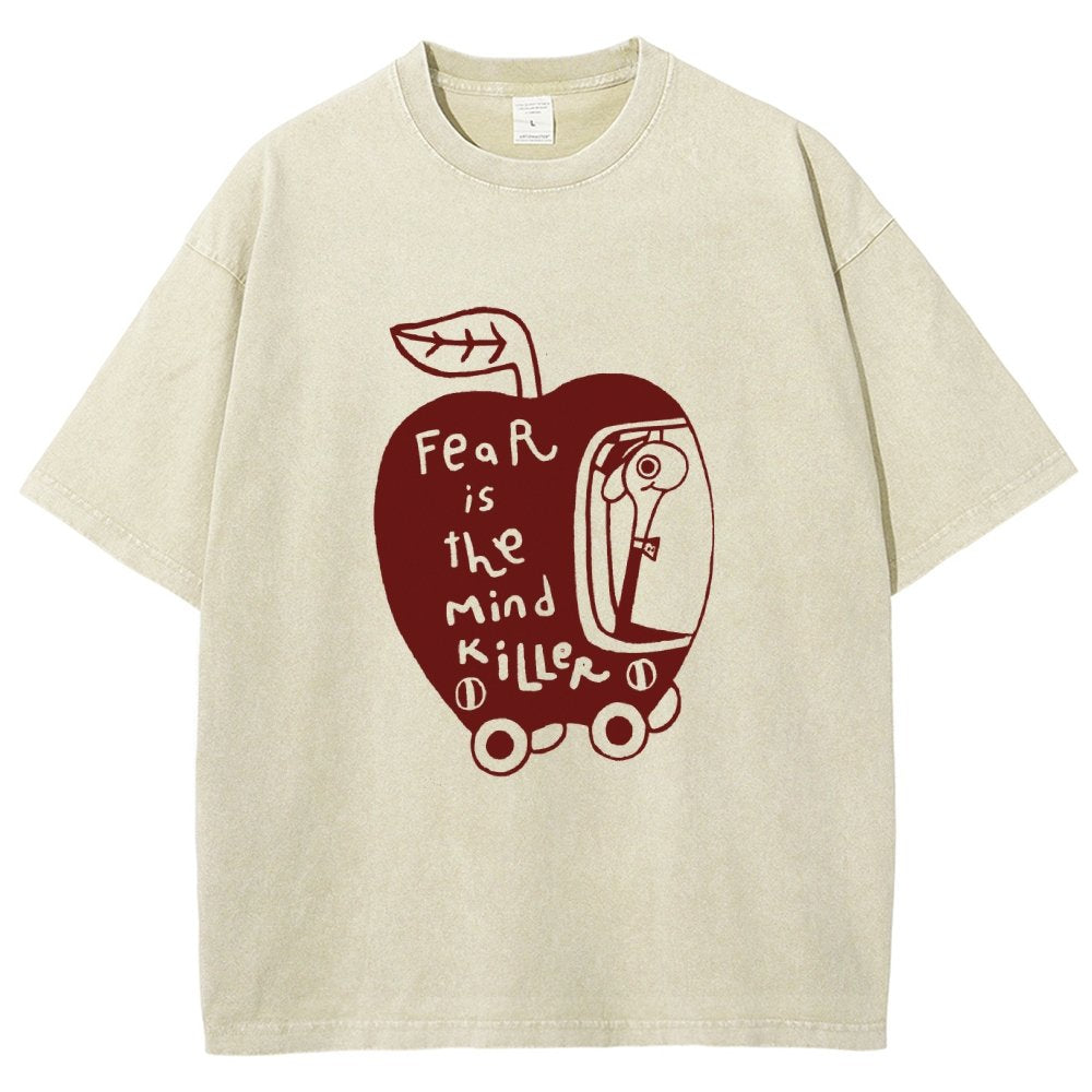 Fear Is The Mind Killer Vintage Distressed T-shirt