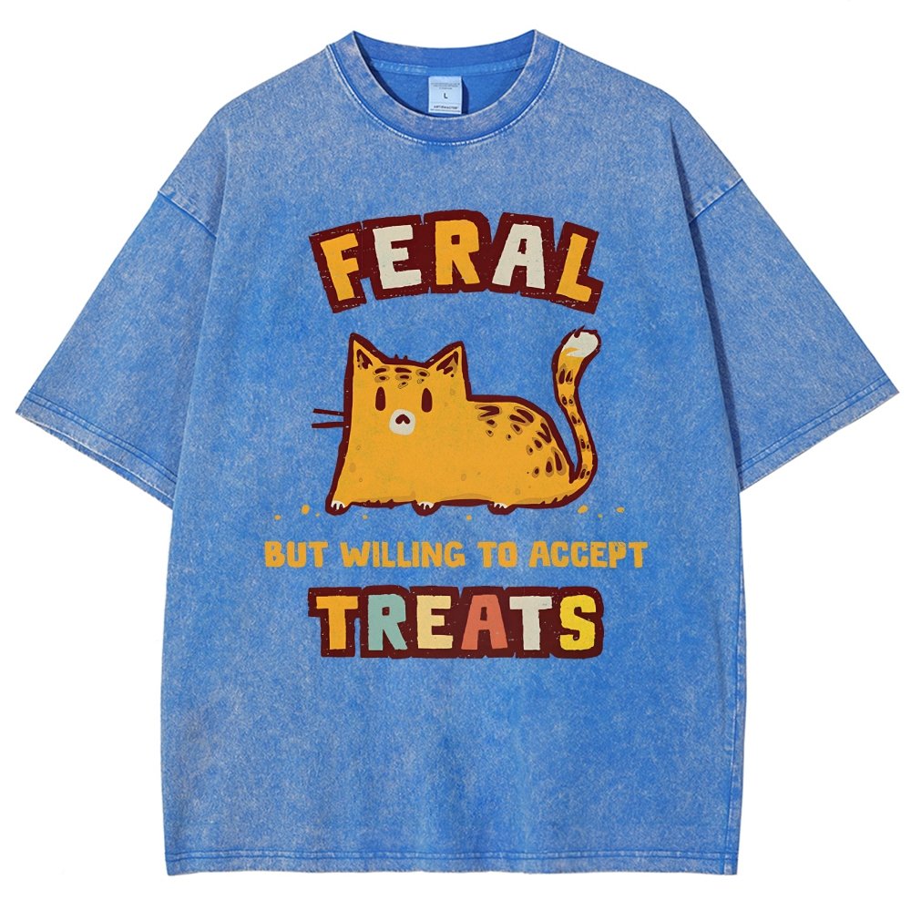 Slightly Feral Vintage Distressed T-shirt