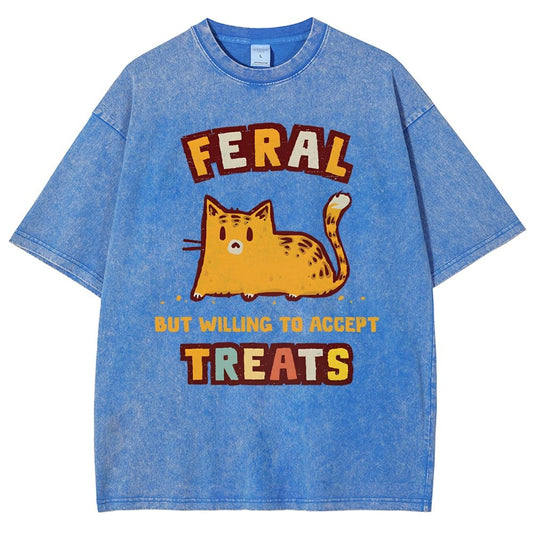 Slightly Feral Vintage Distressed T-shirt