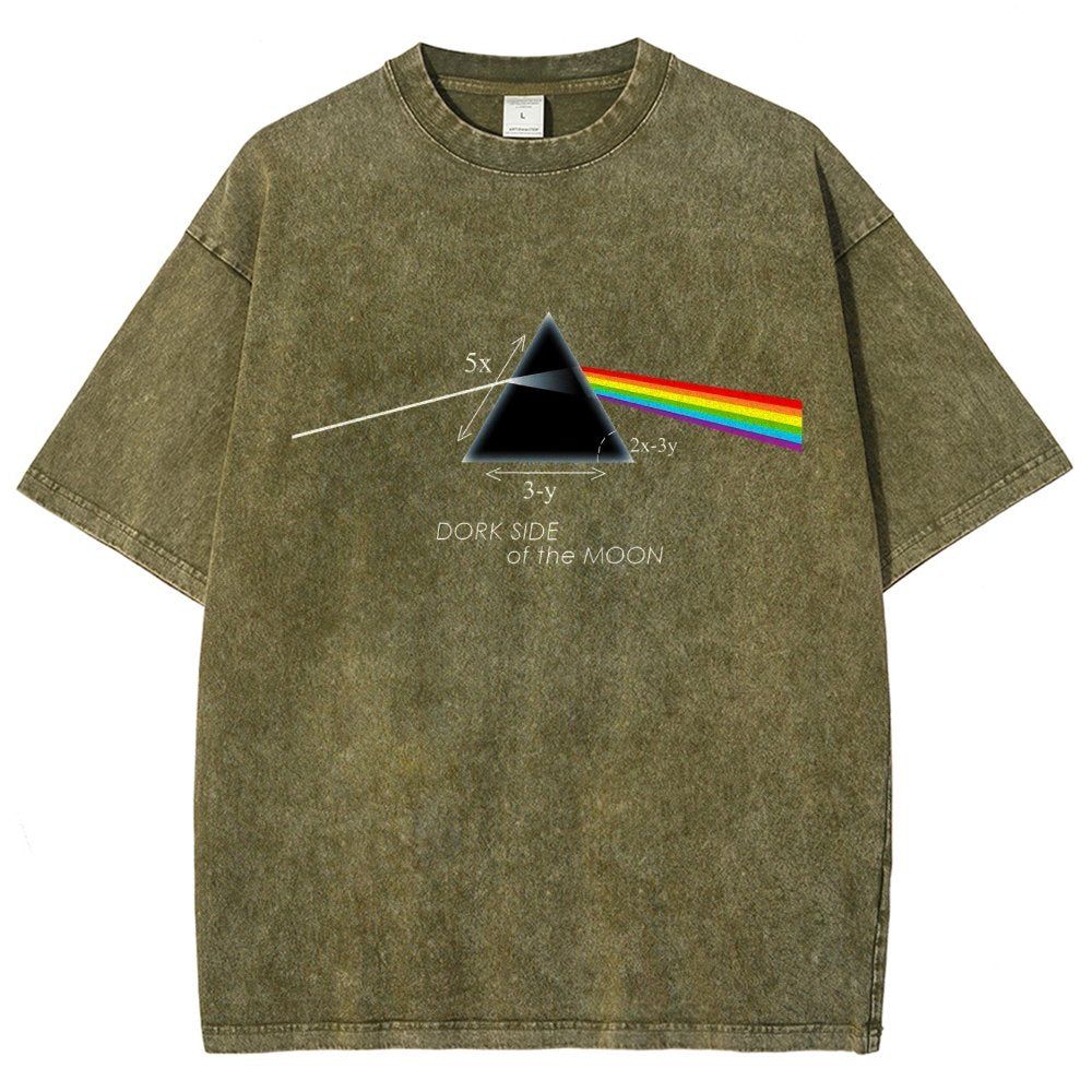 Dork World Of The Moon Vintage Distressed T-shirt