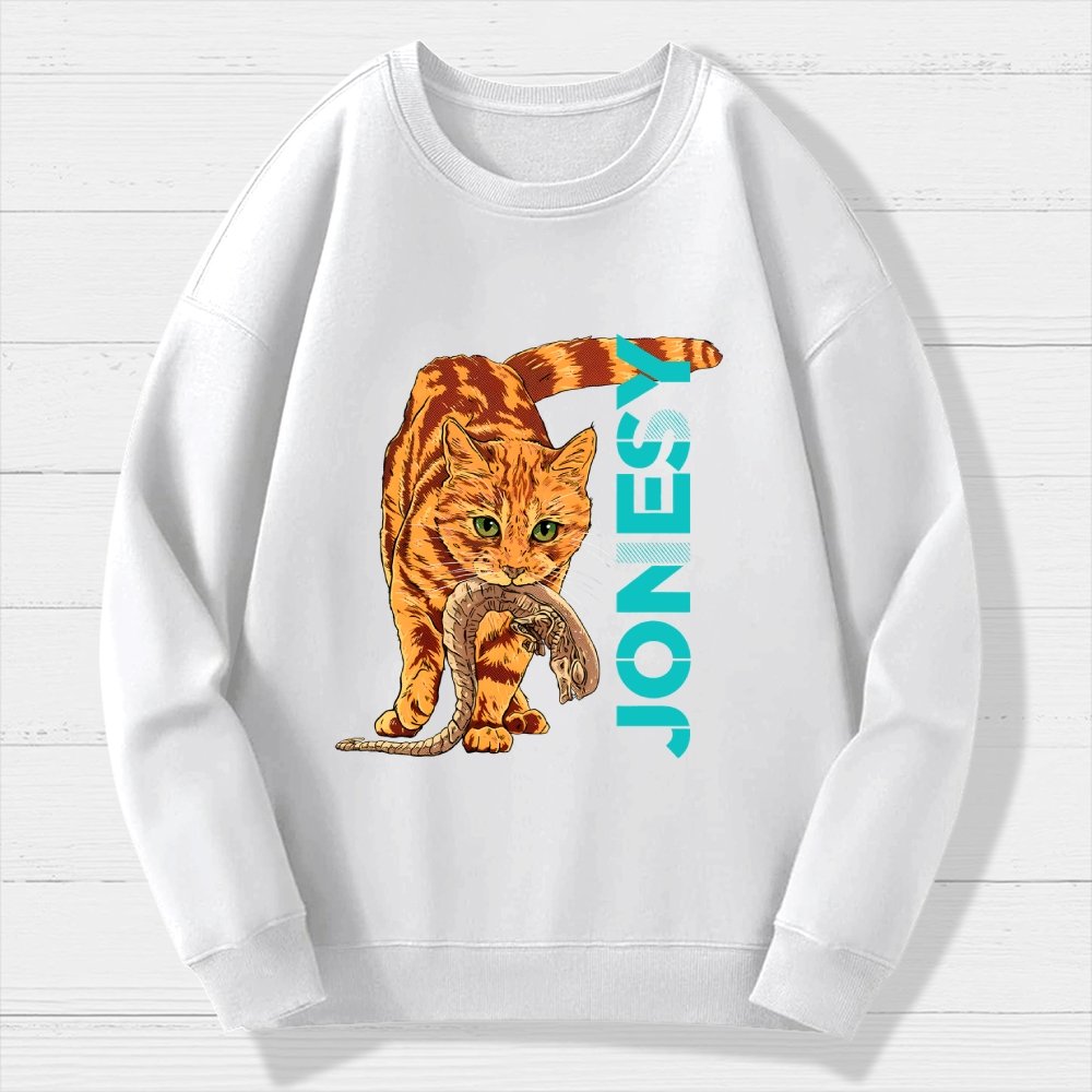 Jonesy Geek Cotton Sweatshirt