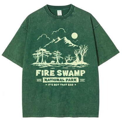 Flame Swamp National Park Vintage Distressed T-shirt