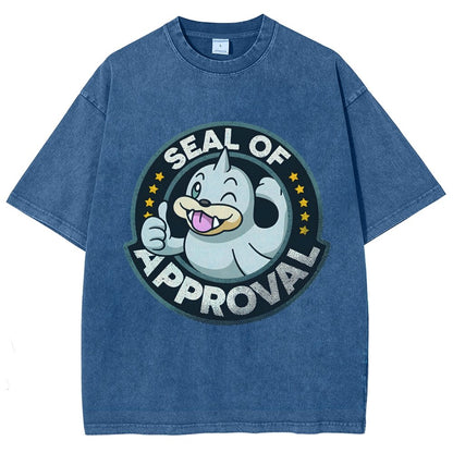 Seal of Approval Vintage Distressed T-shirt