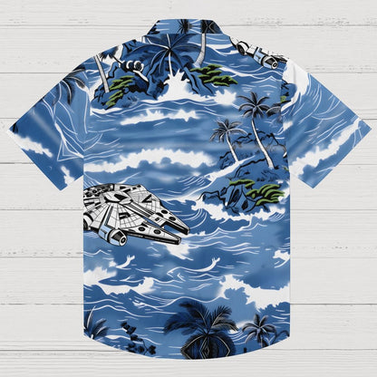 Space Ship Geek Hawaiian Shirt