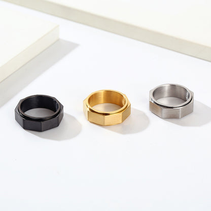 Stainless Steel Hex Nut Shaped Ring