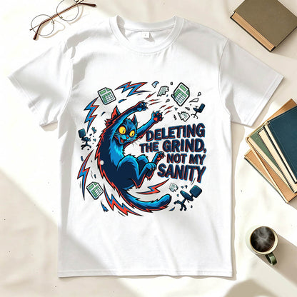 Grinding Cat T-Shirt
