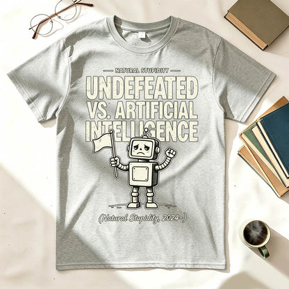 Undefeated vs. Artificial Intelligence T-Shirt