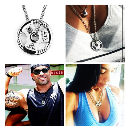 The Weight Plate Necklace | Carry Your Weight and Take On Every Challenge