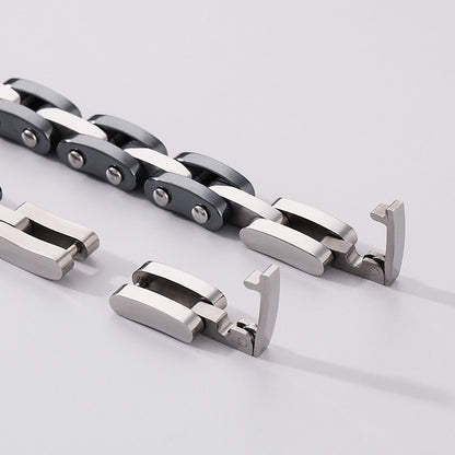 Stainless Steel Anchor-Icon Bracelet | Where the Heart Leads, There Is Harbor