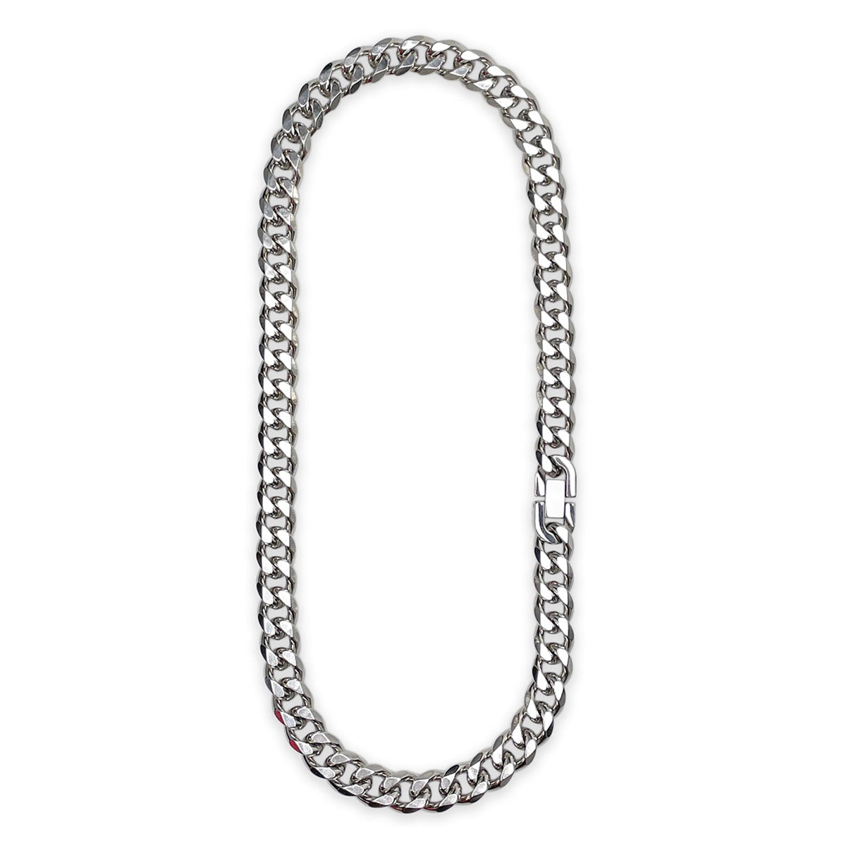 Stainless Steel Cuban Chain Necklace with Bold Design