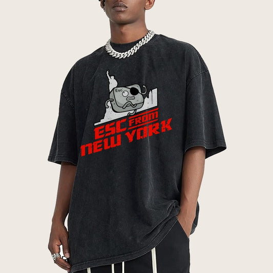 Esc from New Town Vintage Distressed T-shirt