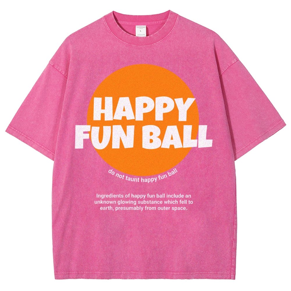 Happy Fun Ball Vintage Distressed T-shirt