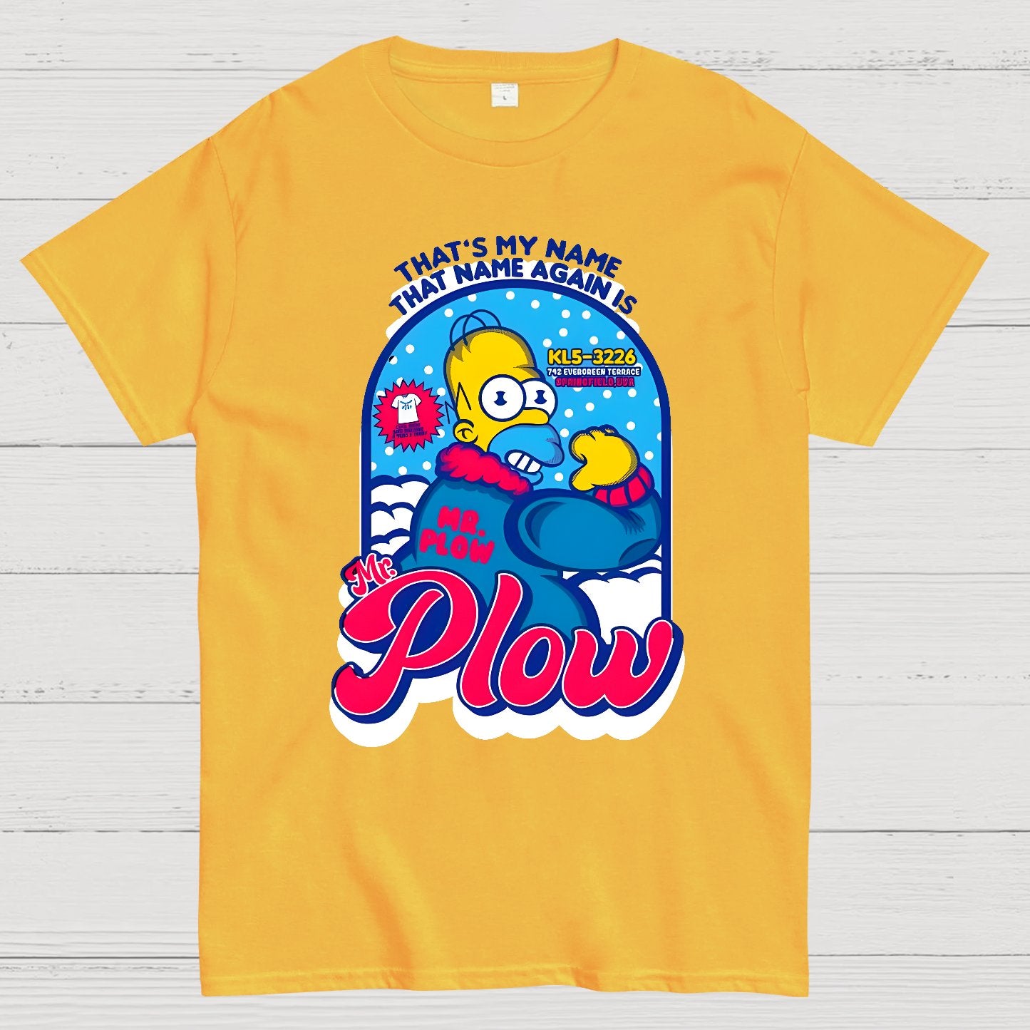 Mr. Snowplow Geek T-Shirt