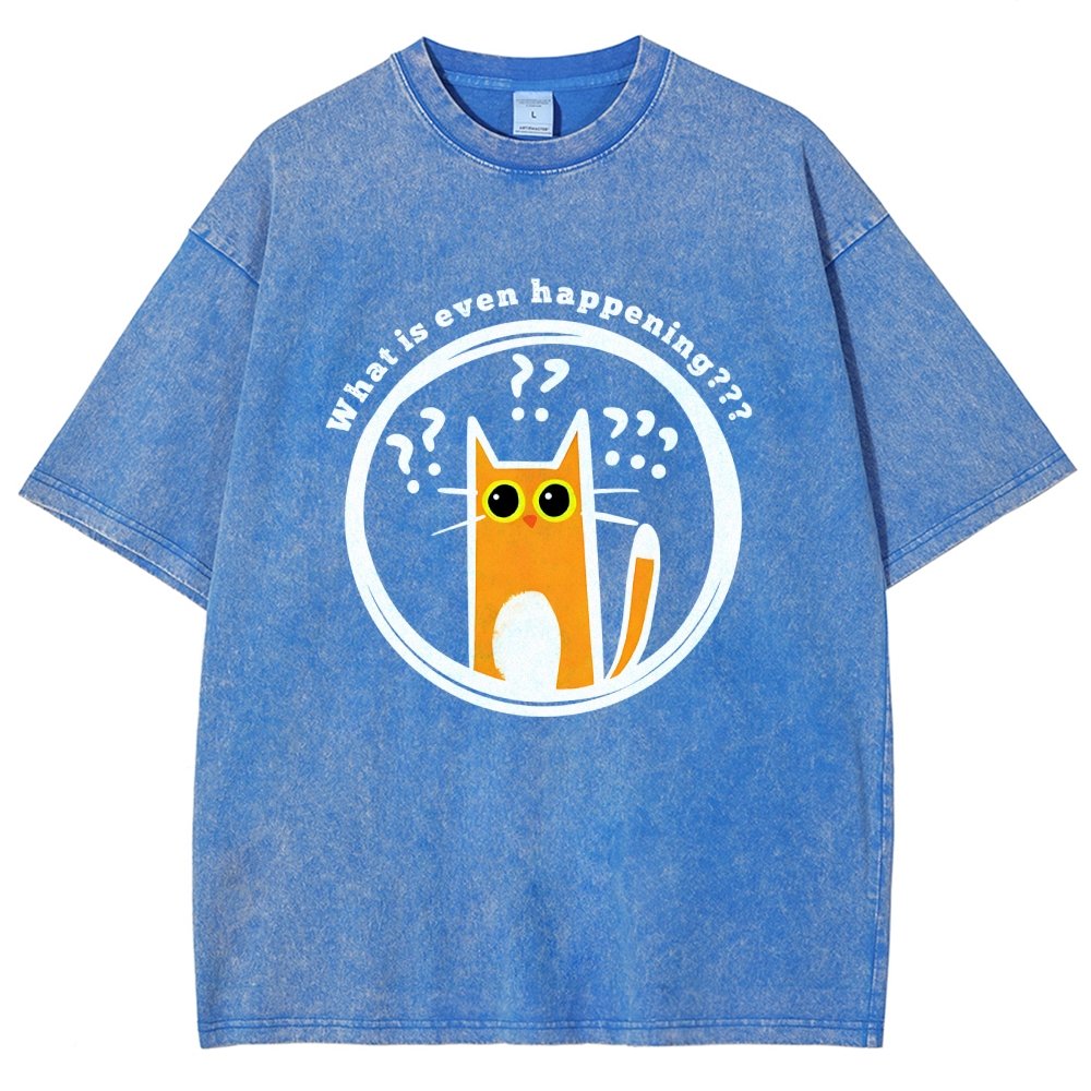 What is Even Happening Vintage Distressed T-shirt