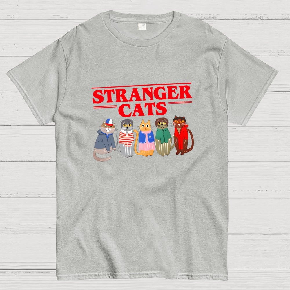 Stranger Cats Geek T-Shirt