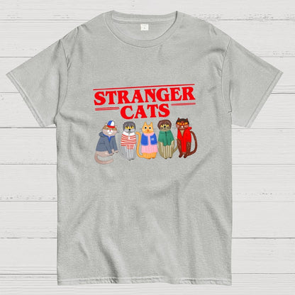 Stranger Cats Geek T-Shirt