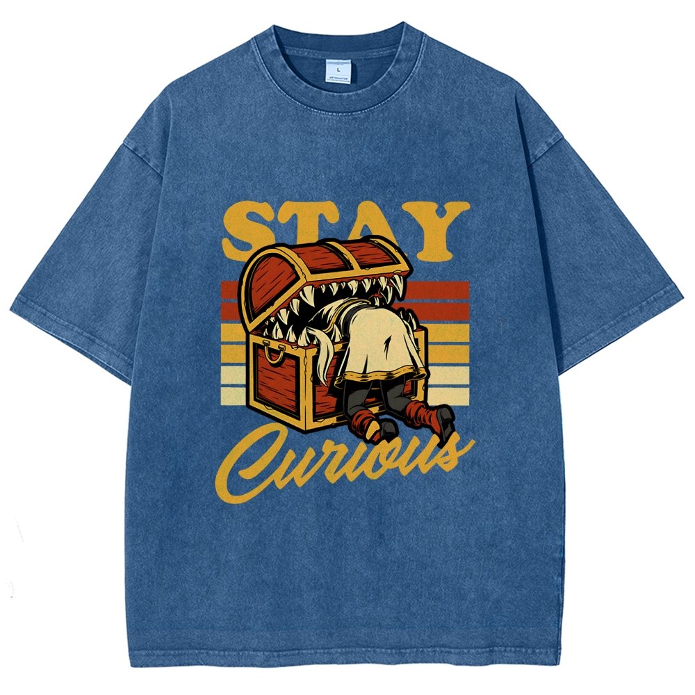 Elf Anime Treasure Vintage Distressed T-shirt