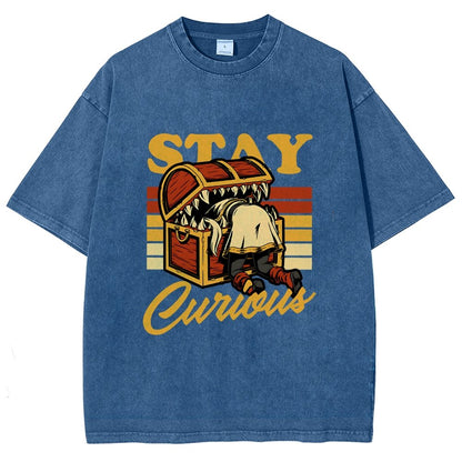 Elf Anime Treasure Vintage Distressed T-shirt