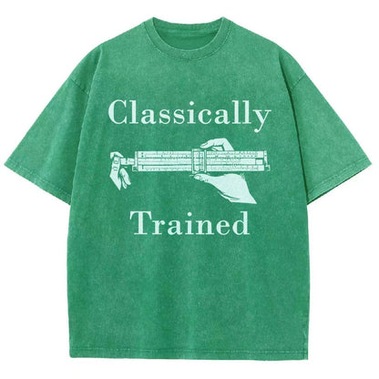 Slide Rule Classically Trained Vintage Distressed T-shirt