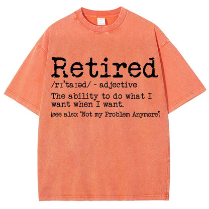 Fun Programming Programs For Retirement Vintage Distressed T-shirt