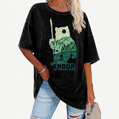 Endoe Vintage Distressed T-shirt