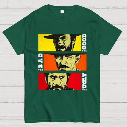 The Good The Bad The Ugly Cat Geek T-Shirt