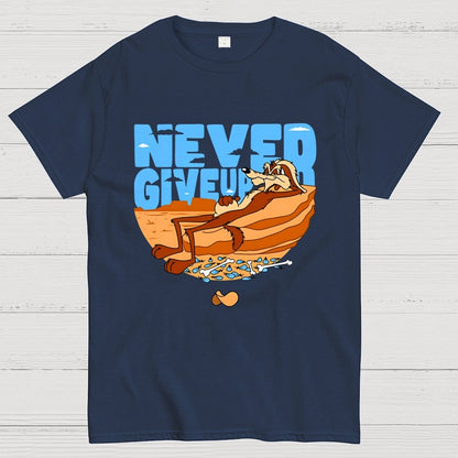 Never Give Up Geek T-Shirt