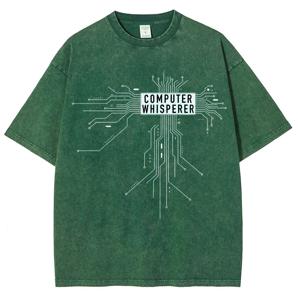 Computer Whisperer Vintage Distressed T-shirt