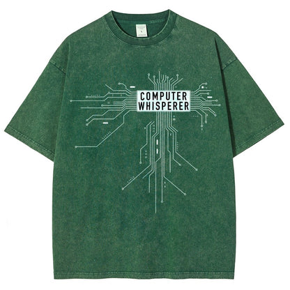 Computer Whisperer Vintage Distressed T-shirt