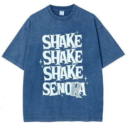 Shake Shake Shake Senora Halloween Vintage Distressed T-shirt