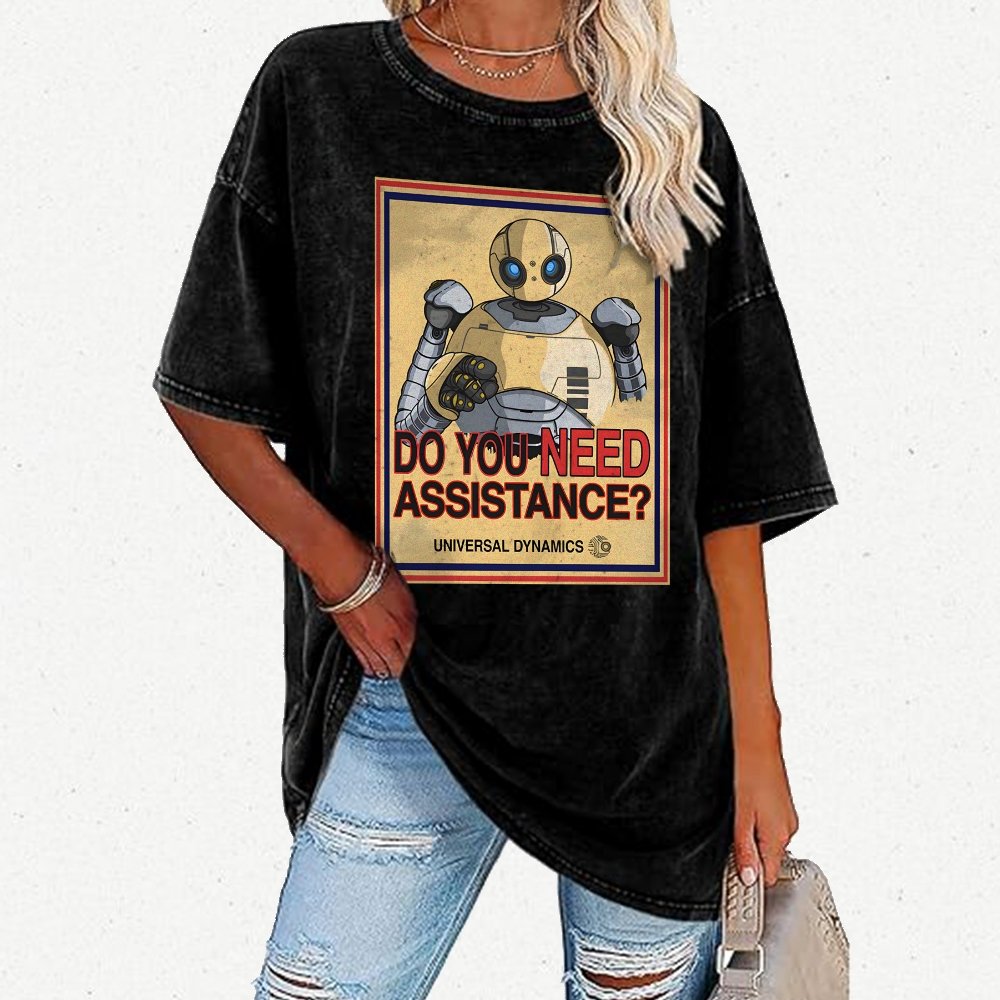 Do You Need Assistance Vintage Distressed T-shirt