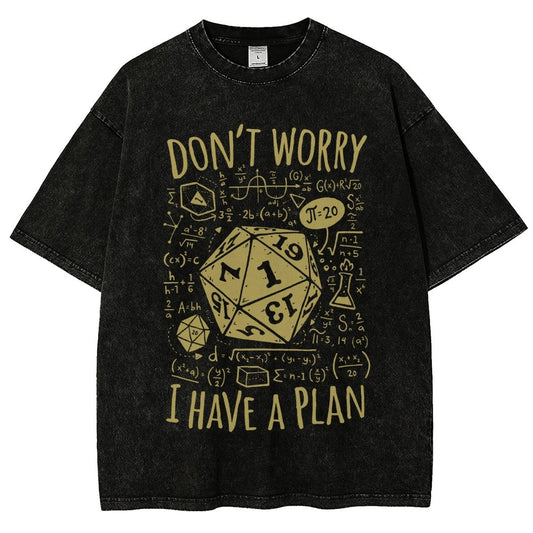 I Have A Plan Vintage Distressed T-shirt