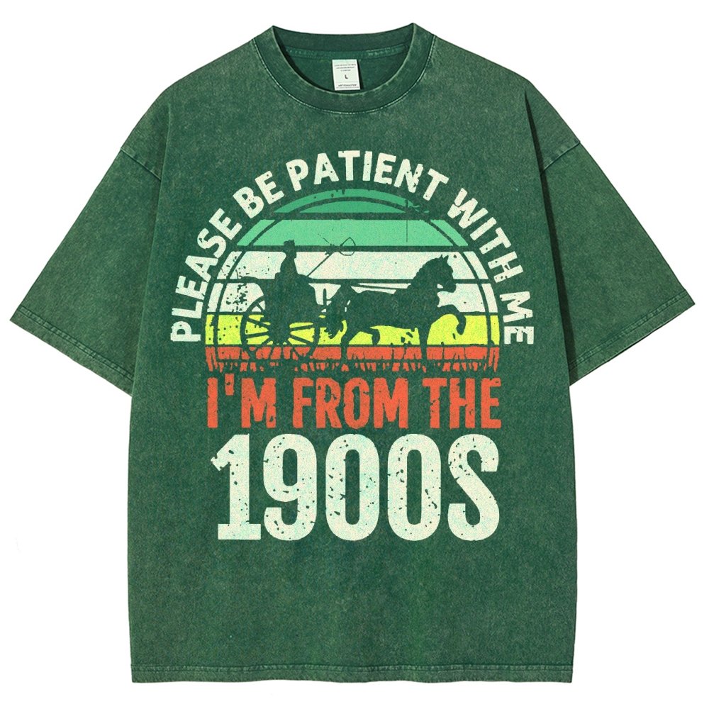 Please Be Patient With Me I'm From The 1900s Vintage Distressed T-shirt