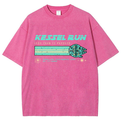 Retro Vintage Parsecs Vintage Distressed T-shirt
