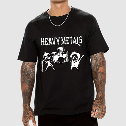 Saying Heavy Metals Rocks Chemistry Geeky T-Shirt