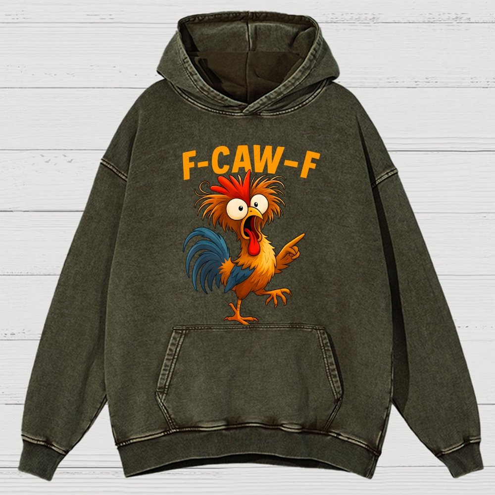 Fcawf Chicken Vintage Distressed Hoodie